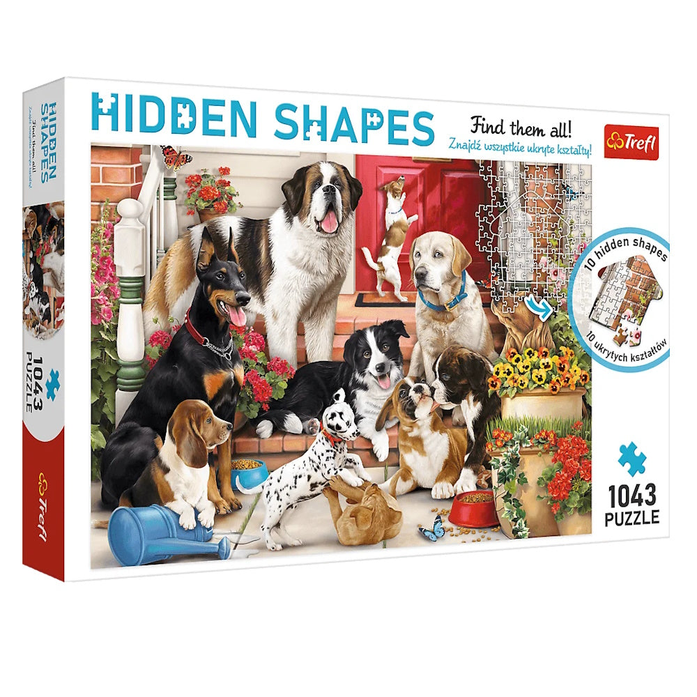 Trefl Hidden Shapes Puzzle - Doggy Fun