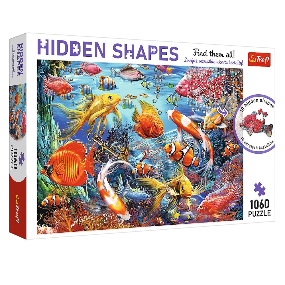 Trefl Hidden Shapes Puzzle - Underwater Life