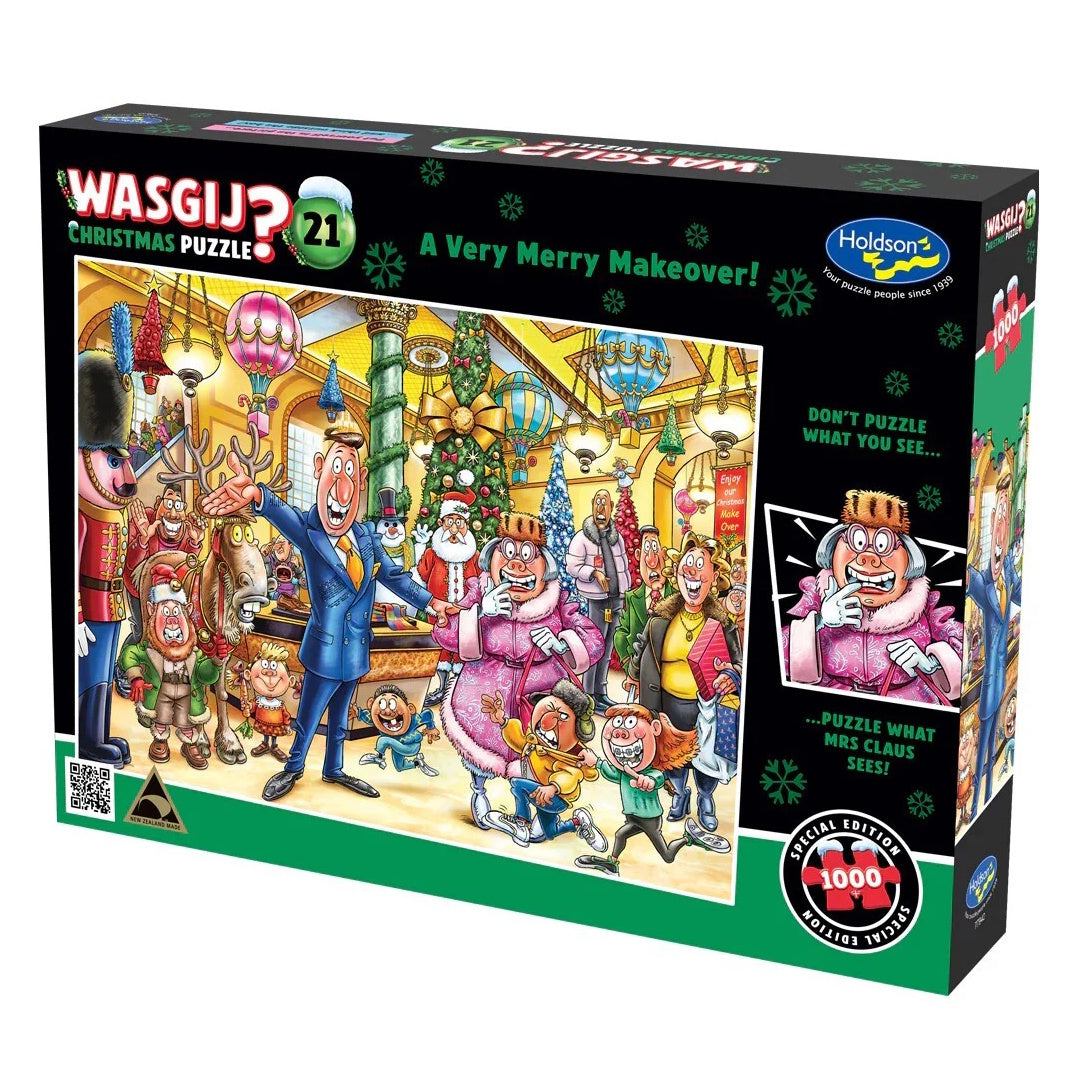 Wasgij? Christmas #21: A Very Merry Makeover! 1000 Piece Puzzle
