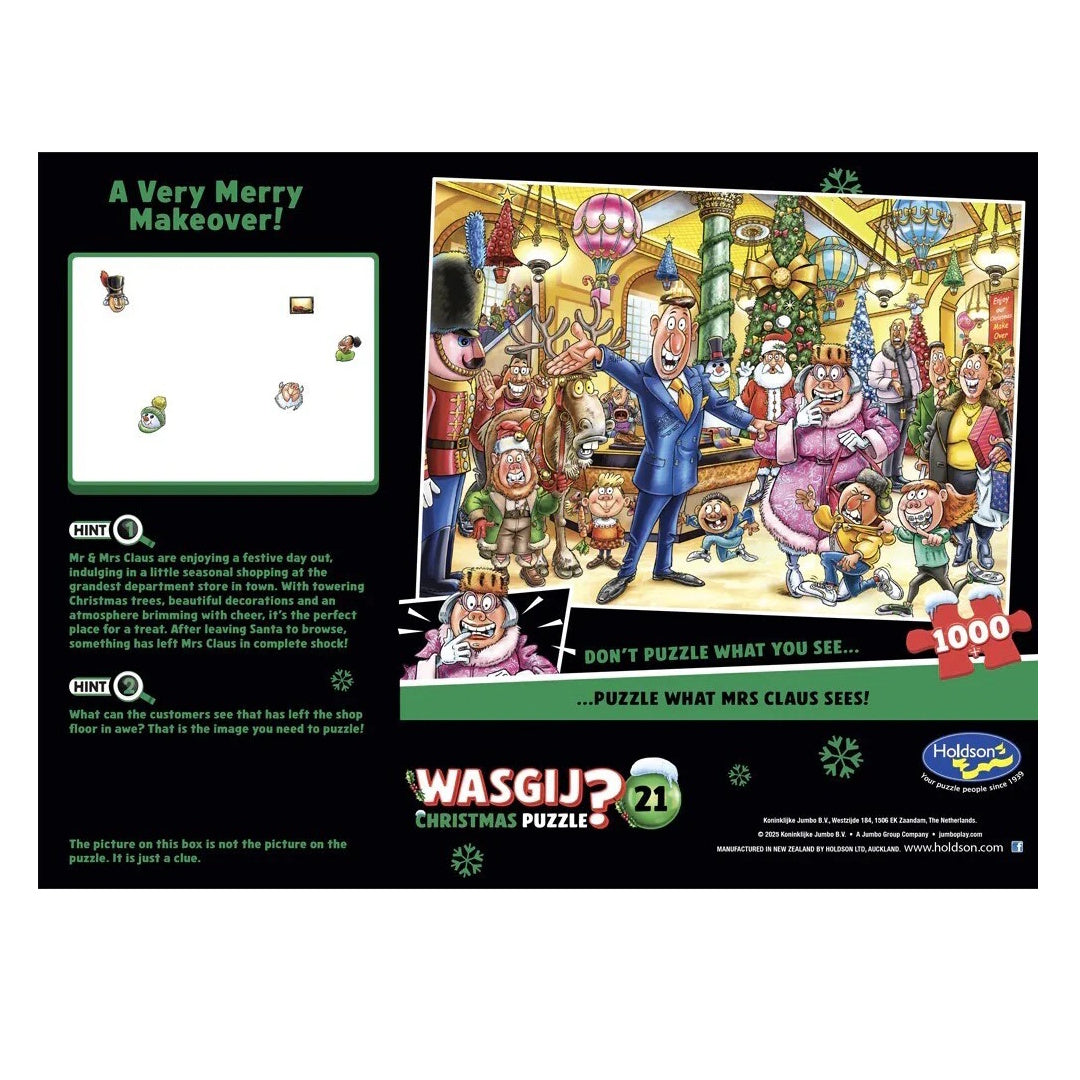 Wasgij? Christmas #21: A Very Merry Makeover! 1000 Piece Puzzle