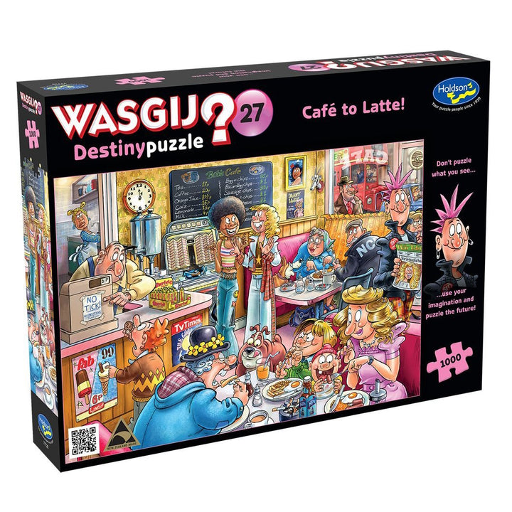 Wasgij Destiny 27, Café to Latte! 1000 Piece Jigsaw Puzzles Wasgij Destiny 27, Café to Latte! 1000 Piece Jigsaw Puzzles