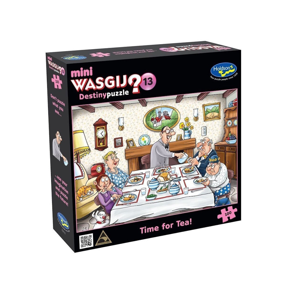 Wasgij? Mini Destiny #13: Time for Tea 100 Piece Puzzle