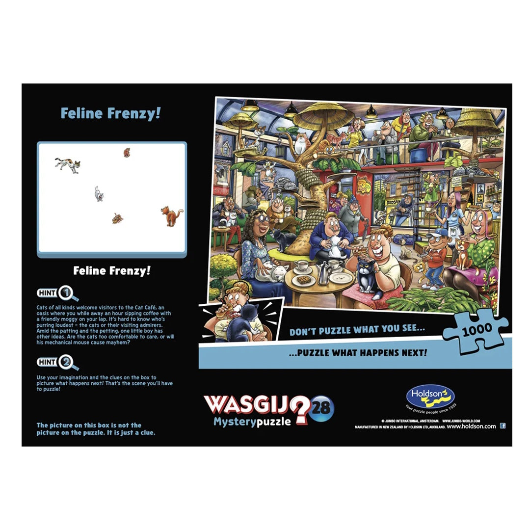 Wasgij? Mystery #28: Feline Frenzy 1000 Piece Puzzle