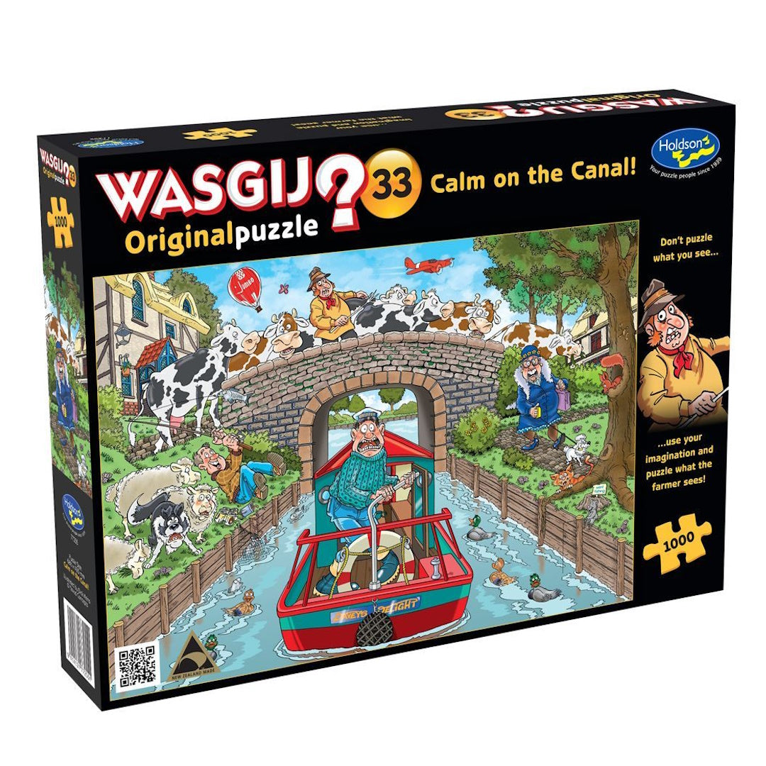 Wasgij? Original #33: Calm on the Canal 1000 Piece Puzzle