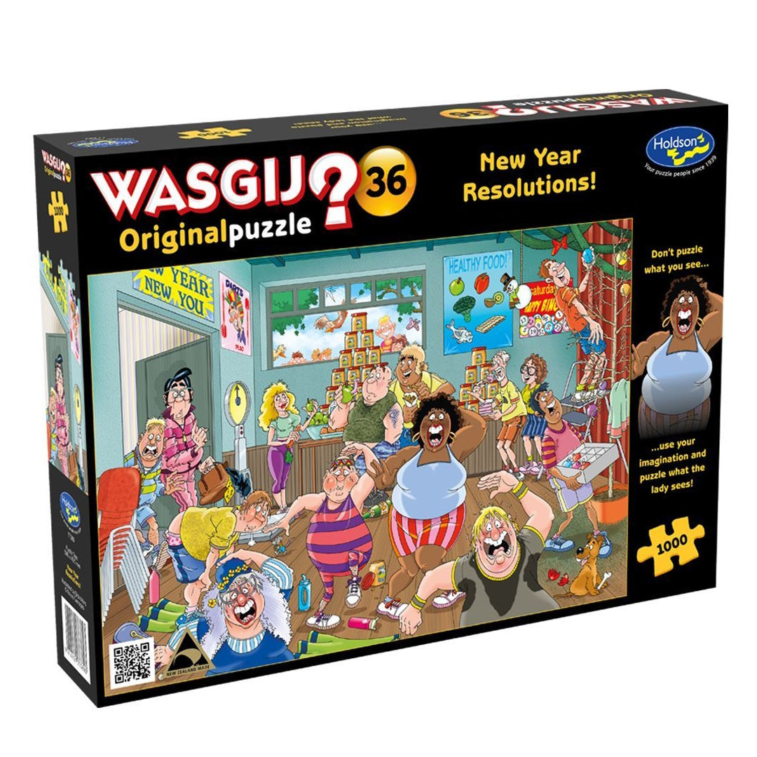 Wasgij? Original #36: New Year Resolutions! 1000 Piece Puzzle