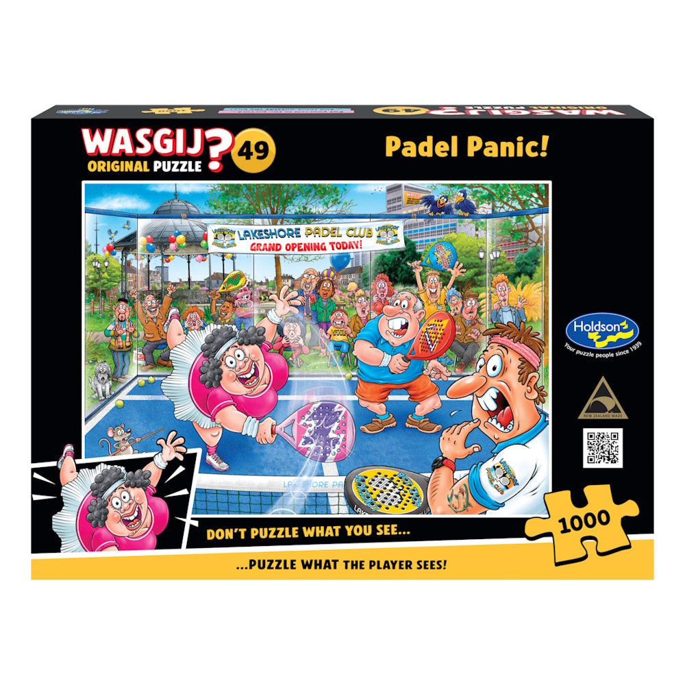 Wasgij? Original #49: Padel Panic 1000 Piece Puzzle
