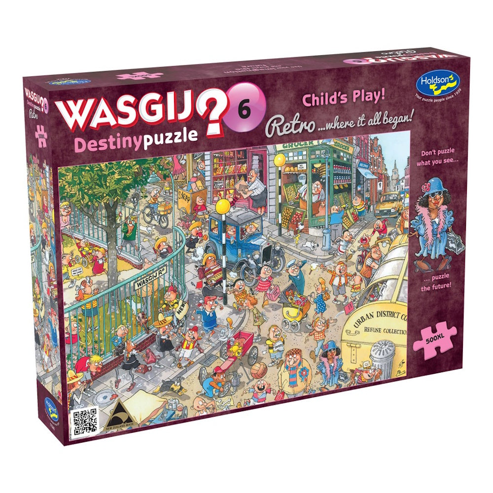 Wasgij? Retro Destiny #6: Child's Play 500XL Piece Puzzle