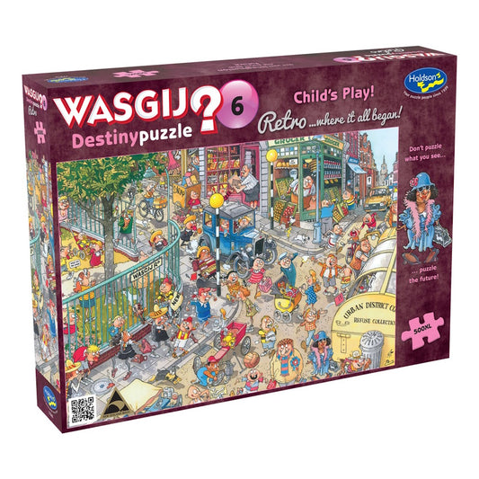 Wasgij? Retro Destiny #6: Child's Play 500XL Piece Puzzle