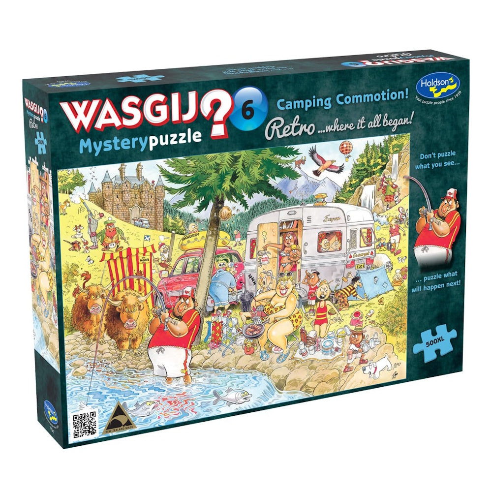 Wasgij? Retro Mystery #6: Camping Commotion 500XL Piece Puzzle