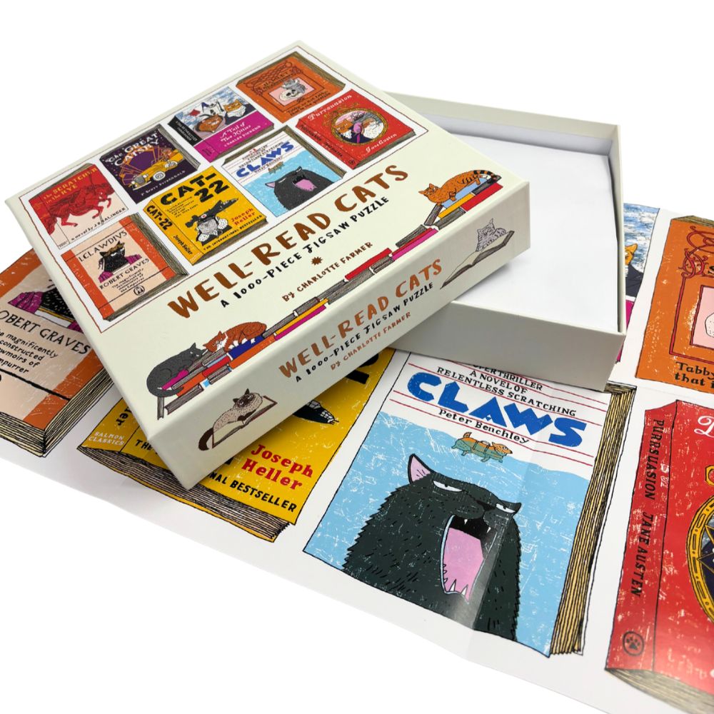 Well-Read Cats 1000 Piece Puzzle