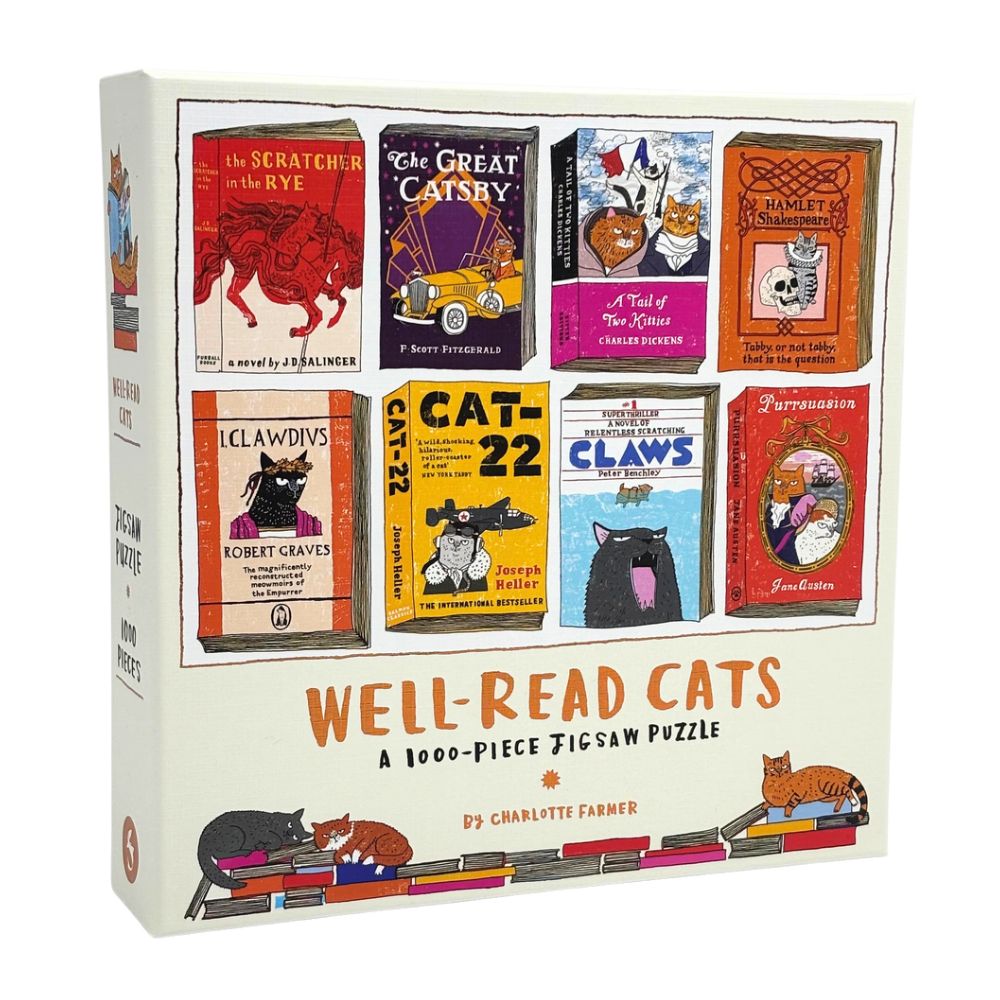 Well-Read Cats 1000 Piece Puzzle