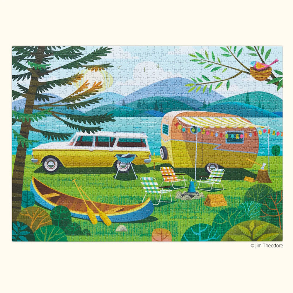 WerkShoppe 1000 Piece Puzzle - Happy Camper