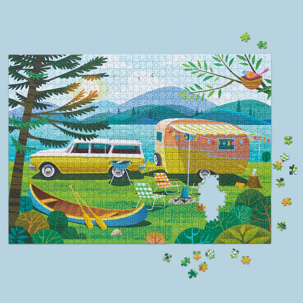 WerkShoppe 1000 Piece Puzzle - Happy Camper