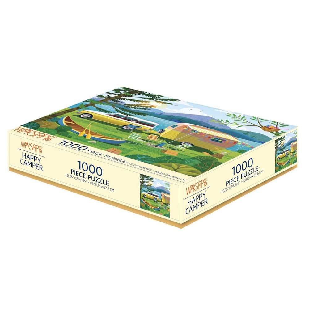 WerkShoppe 1000 Piece Puzzle - Happy Camper