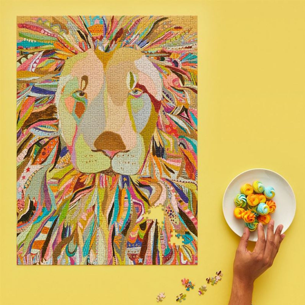 WerkShoppe 1000 Piece Puzzle - Majestic Lion
