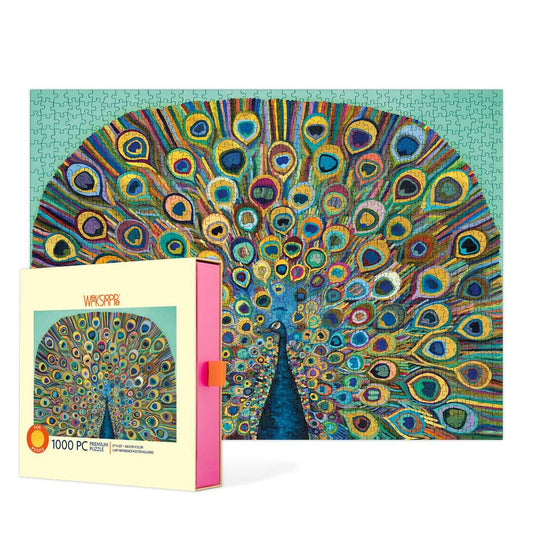 WerkShoppe 1000 Piece Puzzle - Peacock
