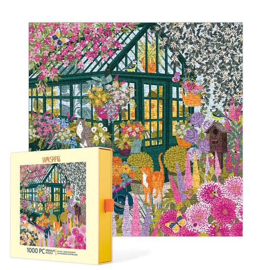WerkShoppe 1000 Piece Puzzle - Spring Greenhouse