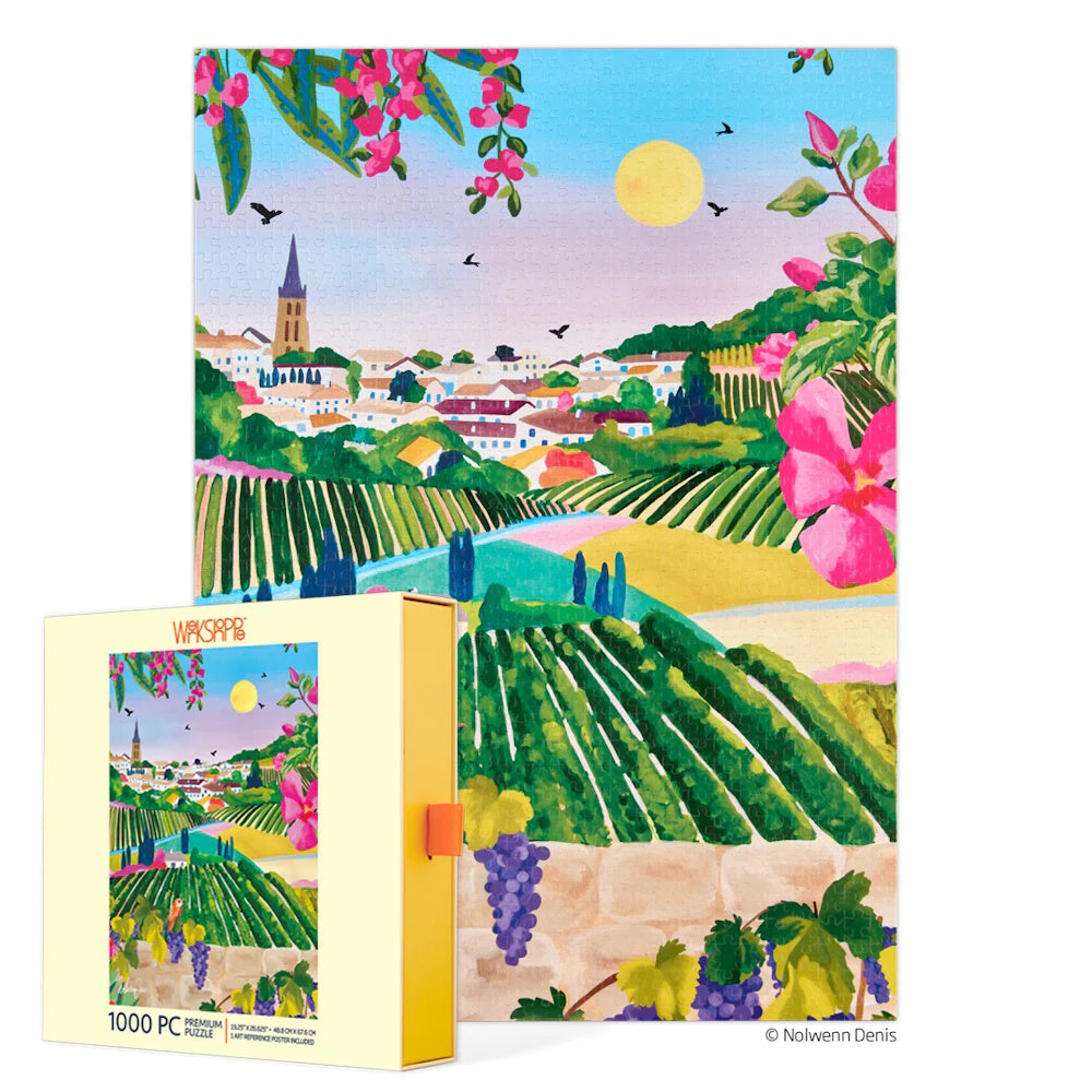 WerkShoppe 1000 Piece Puzzle - Village Vineyard