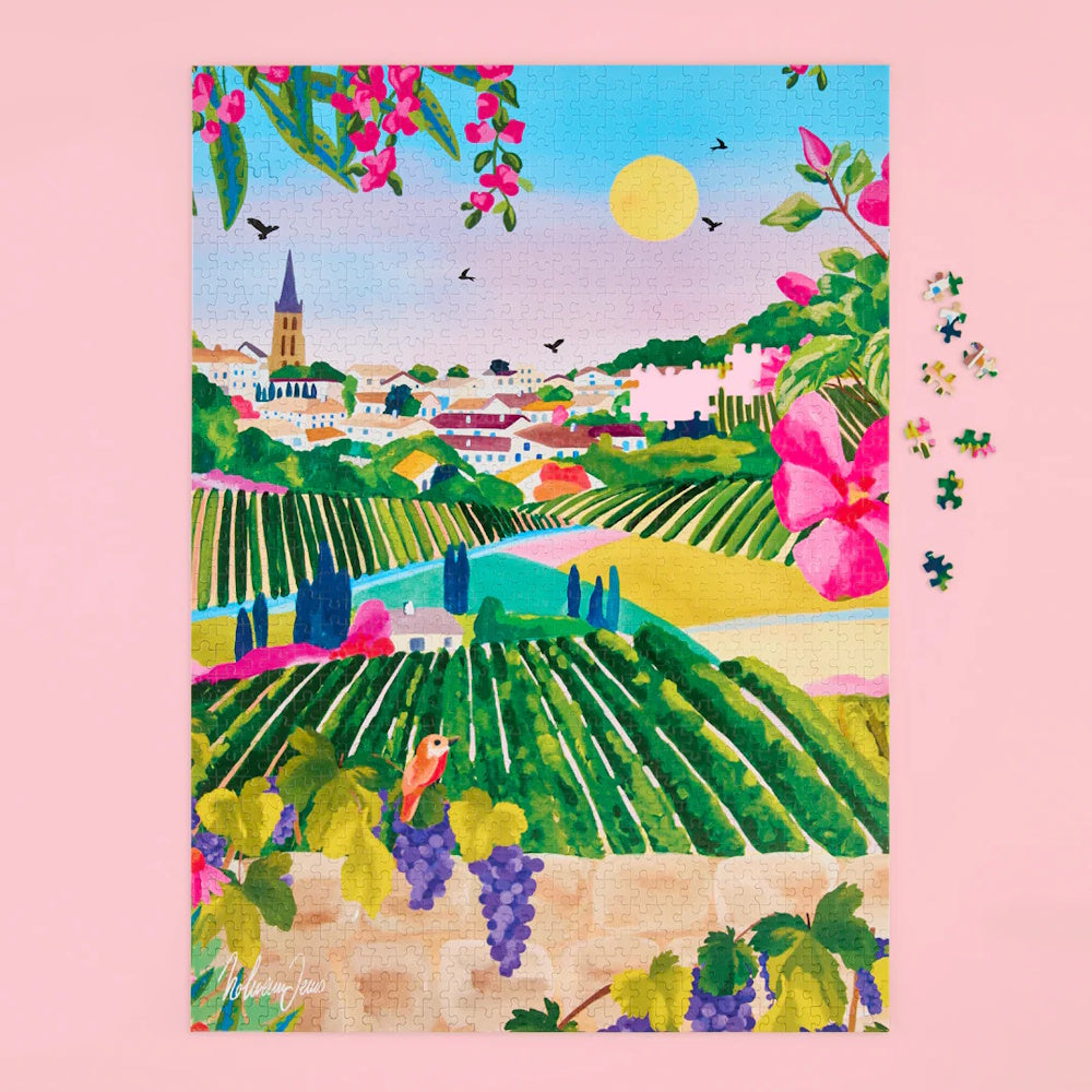 WerkShoppe 1000 Piece Puzzle - Village Vineyard