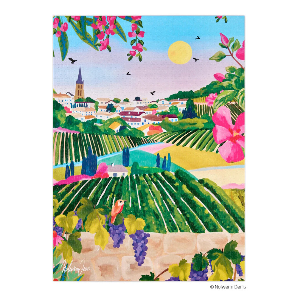 WerkShoppe 1000 Piece Puzzle - Village Vineyard
