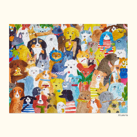 WerkShoppe 500 Piece Puzzle - Doggie Day Care