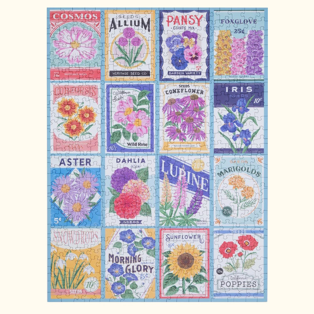 WerkShoppe 500 Piece Puzzle - Seed Packets