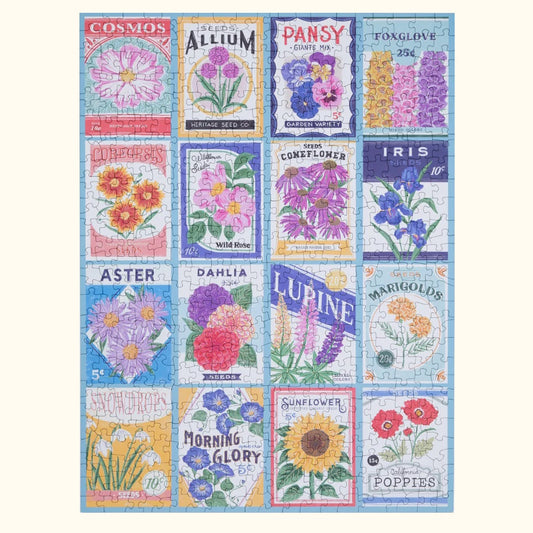 WerkShoppe 500 Piece Puzzle - Seed Packets