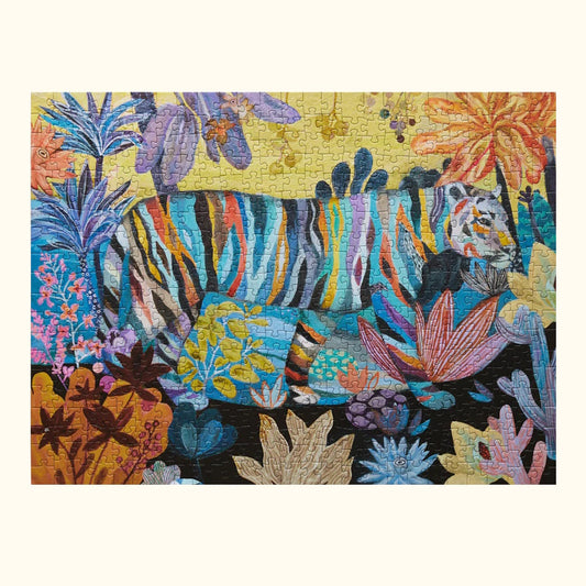 WerkShoppe 500 Piece Puzzle - Striped Tiger