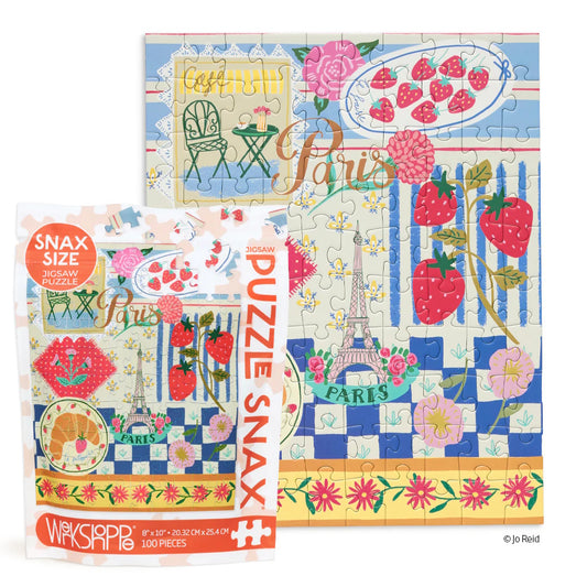 WerkShoppe 100 Piece Puzzle Snax - Paris Cafe