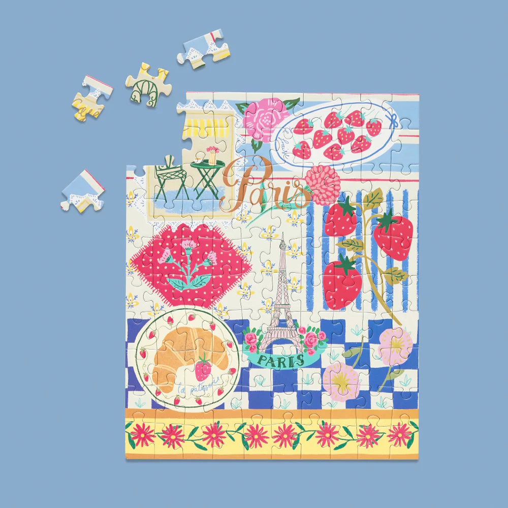 WerkShoppe 100 Piece Puzzle Snax - Paris Cafe