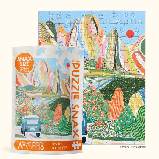 WerkShoppe 100 Piece Puzzle Snax - Day Tripping