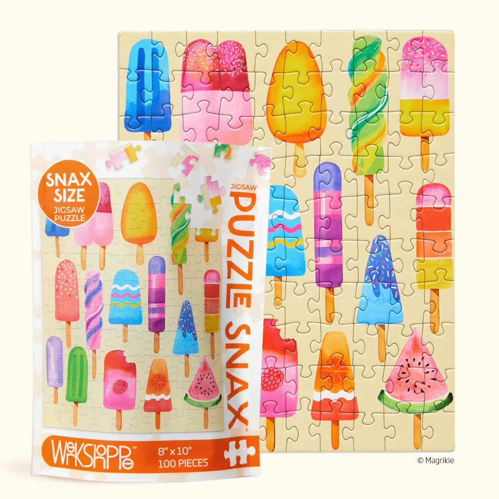 WerkShoppe 100 Piece Puzzle Snax - Popsicle Party