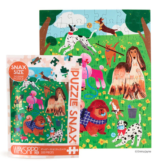 WerkShoppe 100 Piece Puzzle Snax - Puppy Park