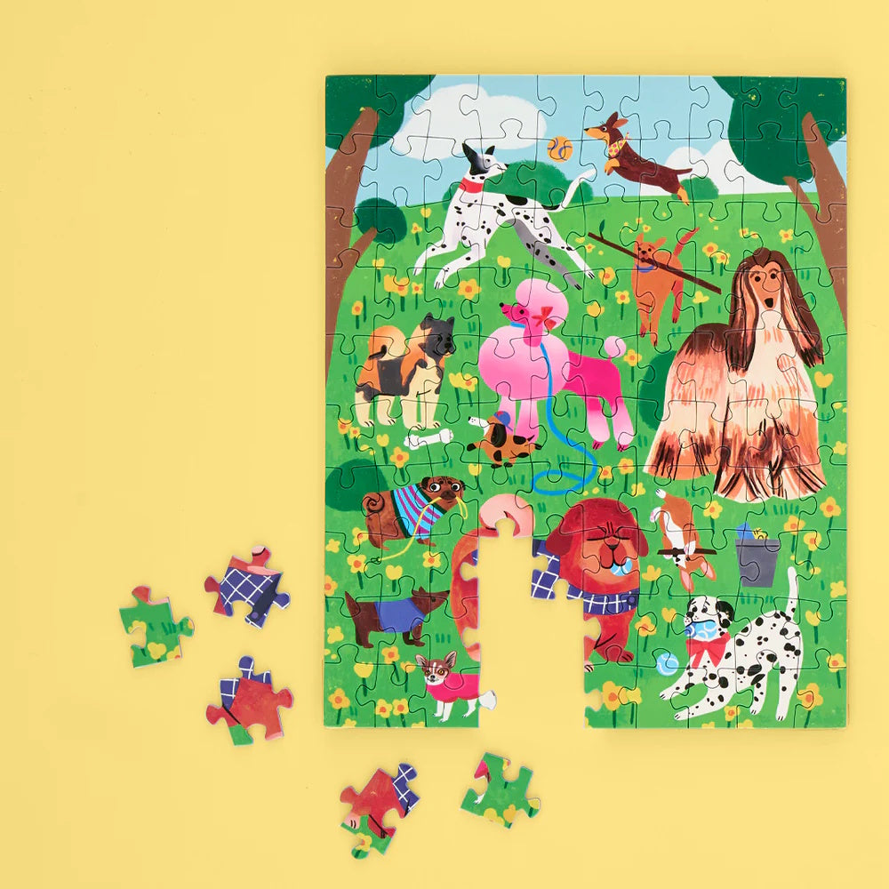 WerkShoppe 100 Piece Puzzle Snax - Puppy Park