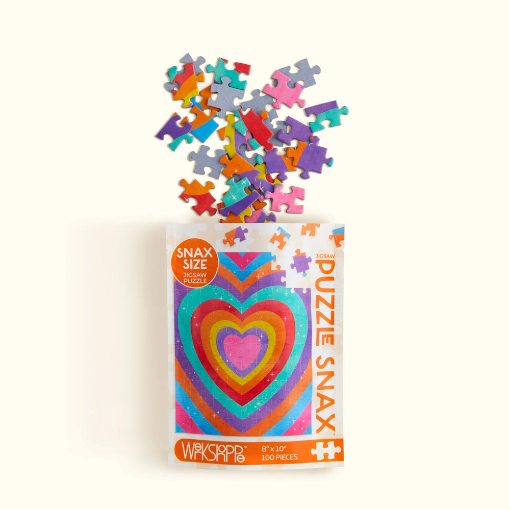 WerkShoppe 100 Piece Puzzle Snax - Velvet Heart