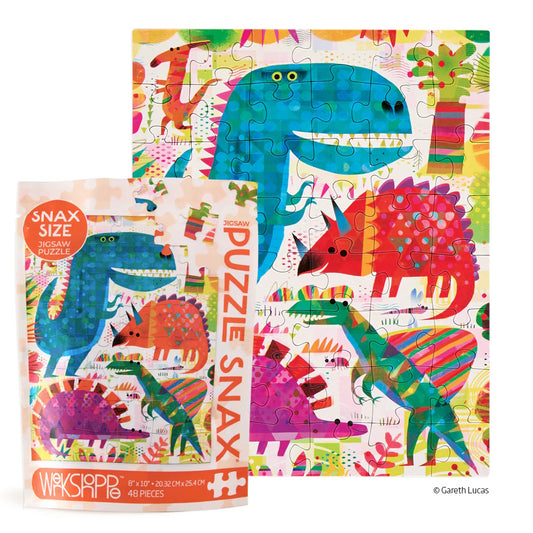 WerkShoppe 48 Piece Puzzle Snax - Dinosaur Day