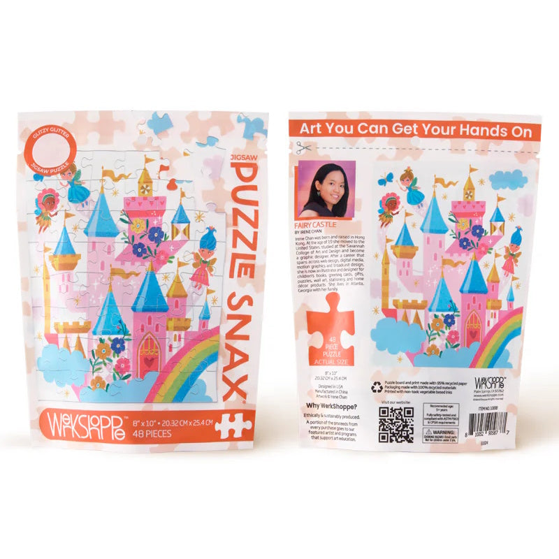 WerkShoppe 48 Piece Puzzle Snax - Fairy Castle