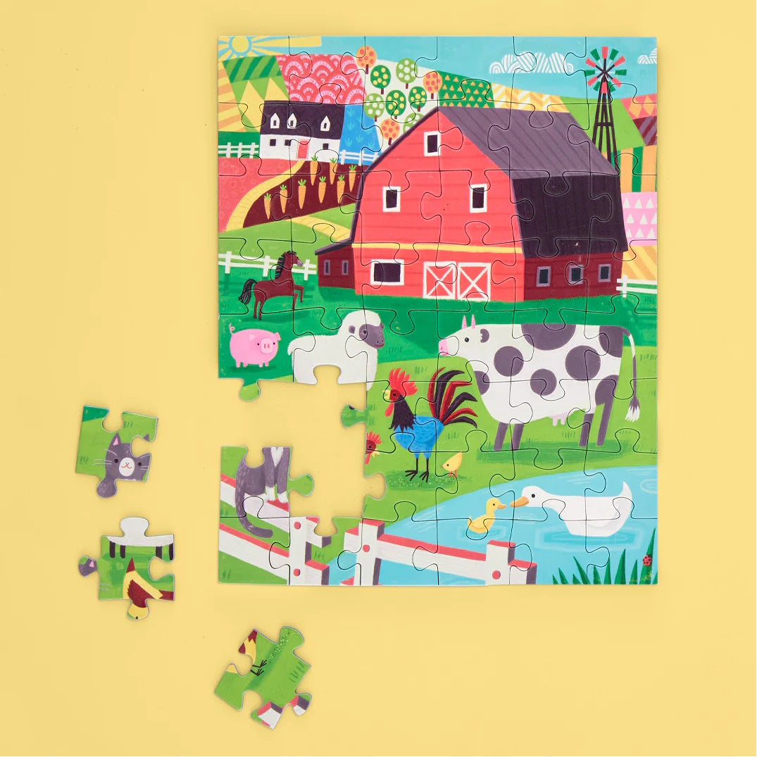 WerkShoppe 48 Piece Puzzle Snax - Farm Friends