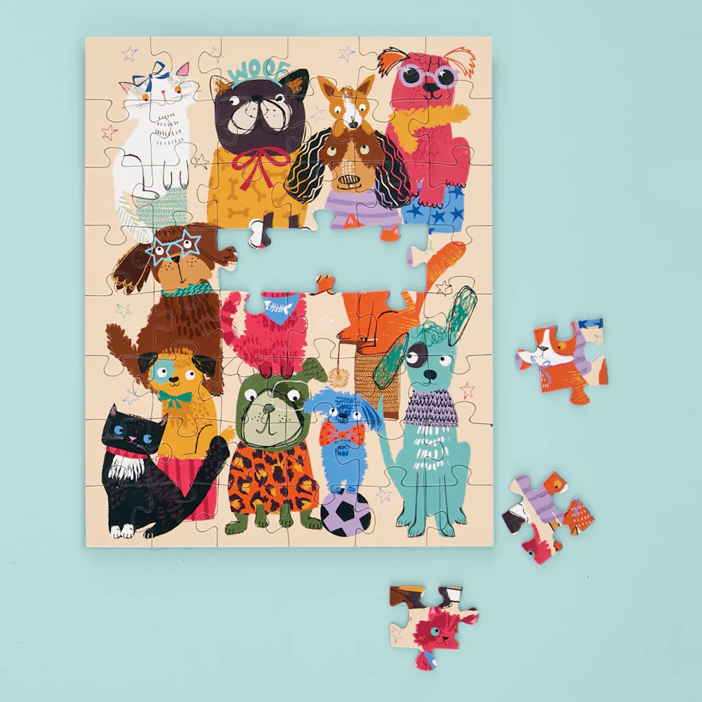 WerkShoppe 48 Piece Puzzle Snax - Fur Babies