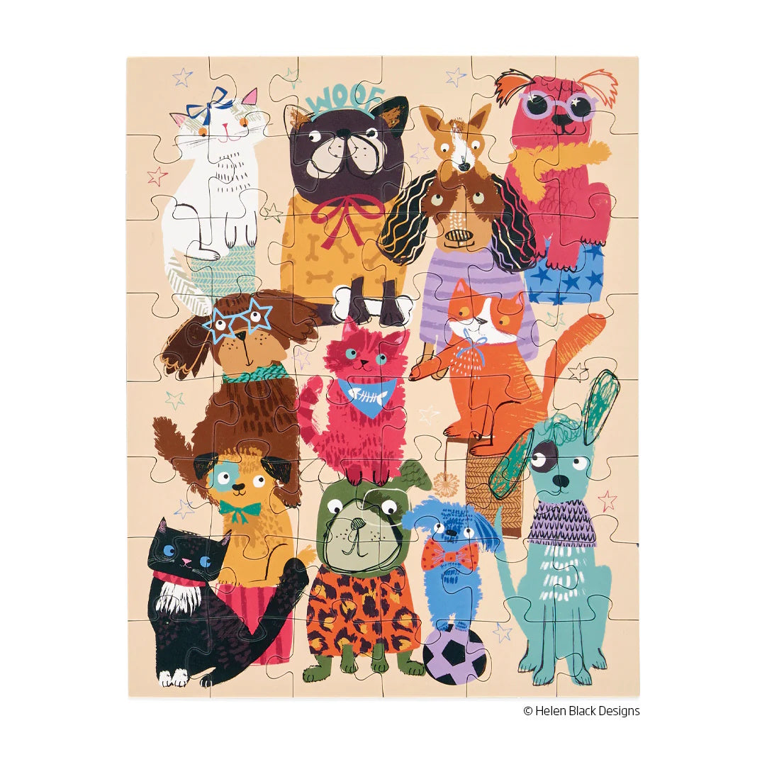 WerkShoppe 48 Piece Puzzle Snax - Fur Babies