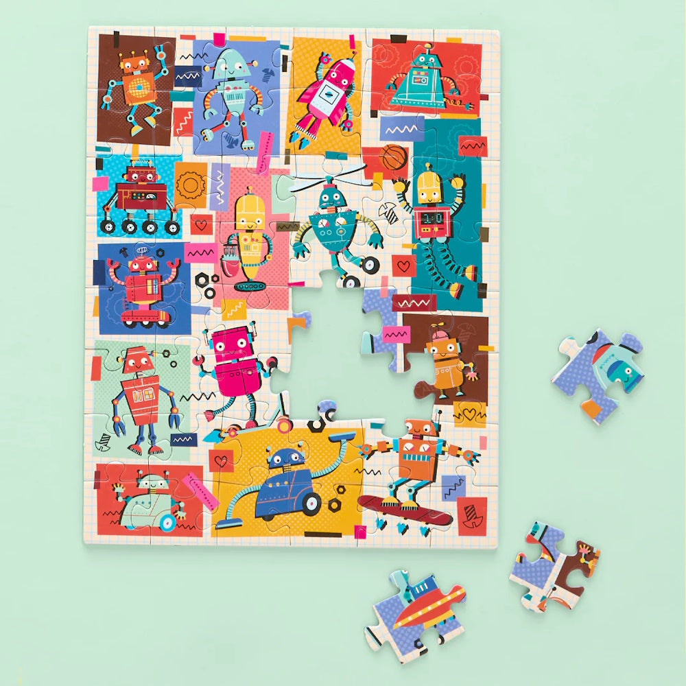 WerkShoppe 48 Piece Puzzle Snax - Robots