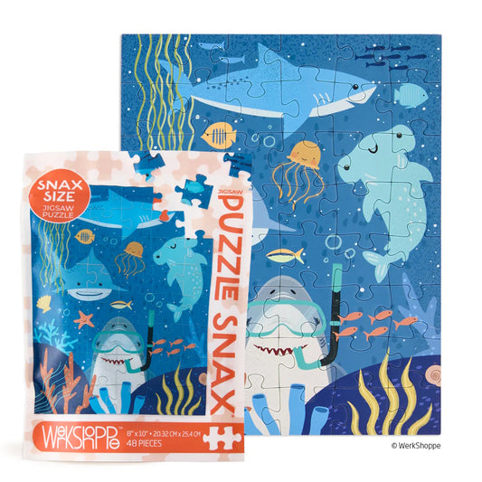 WerkShoppe 48 Piece Puzzle Snax - Shark Tank