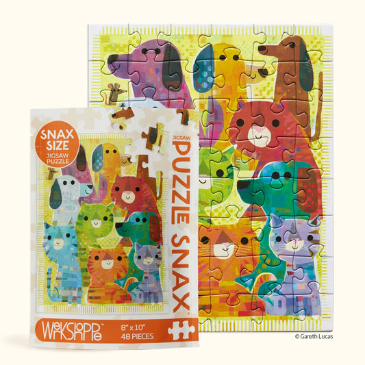 WerkShoppe 48 Piece Puzzle Snax - Tats & Dods