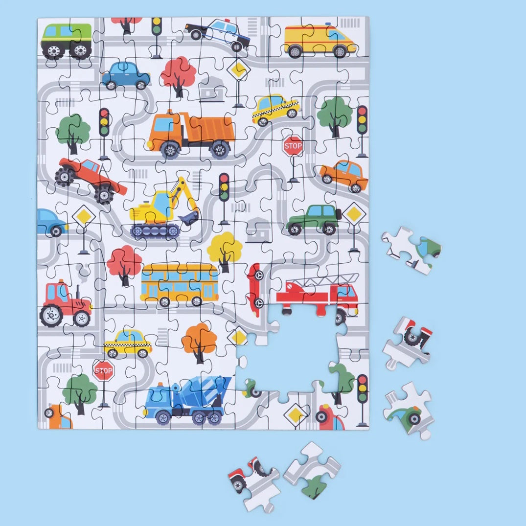 WerkShoppe 48 Piece Puzzle Snax - Trucks & Transportation