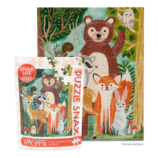 WerkShoppe 48 Piece Puzzle Snax - Woodland Cuties