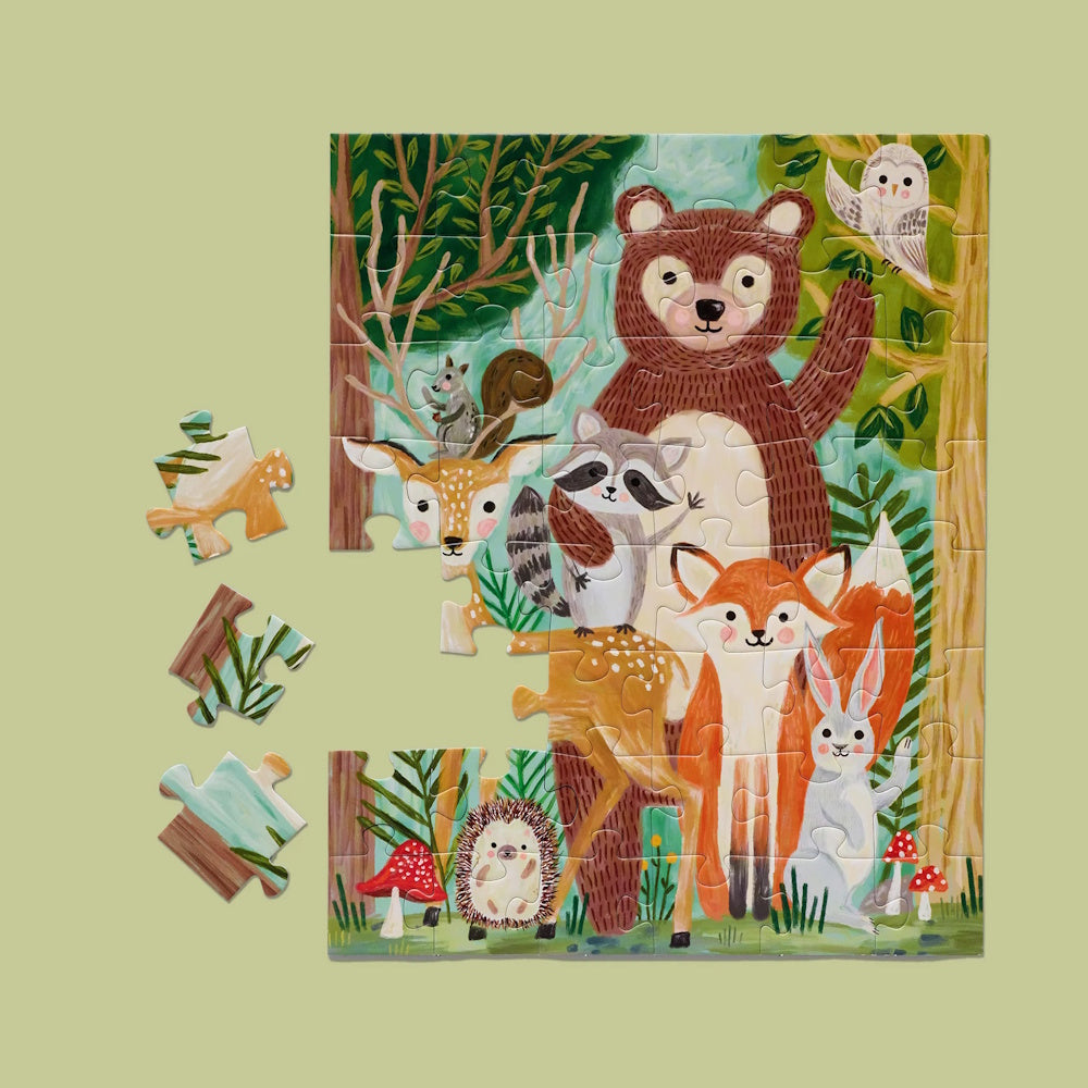 WerkShoppe 48 Piece Puzzle Snax - Woodland Cuties