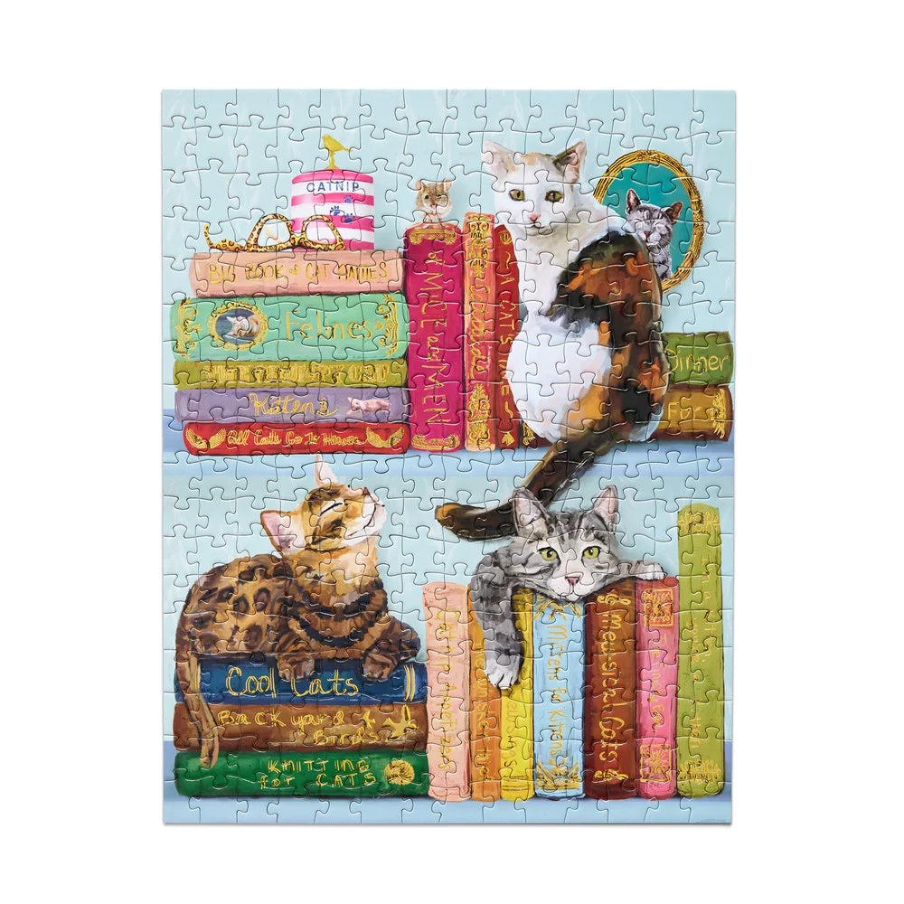 WerkShoppe 3 x 250 Piece Puzzles - Cats on Books