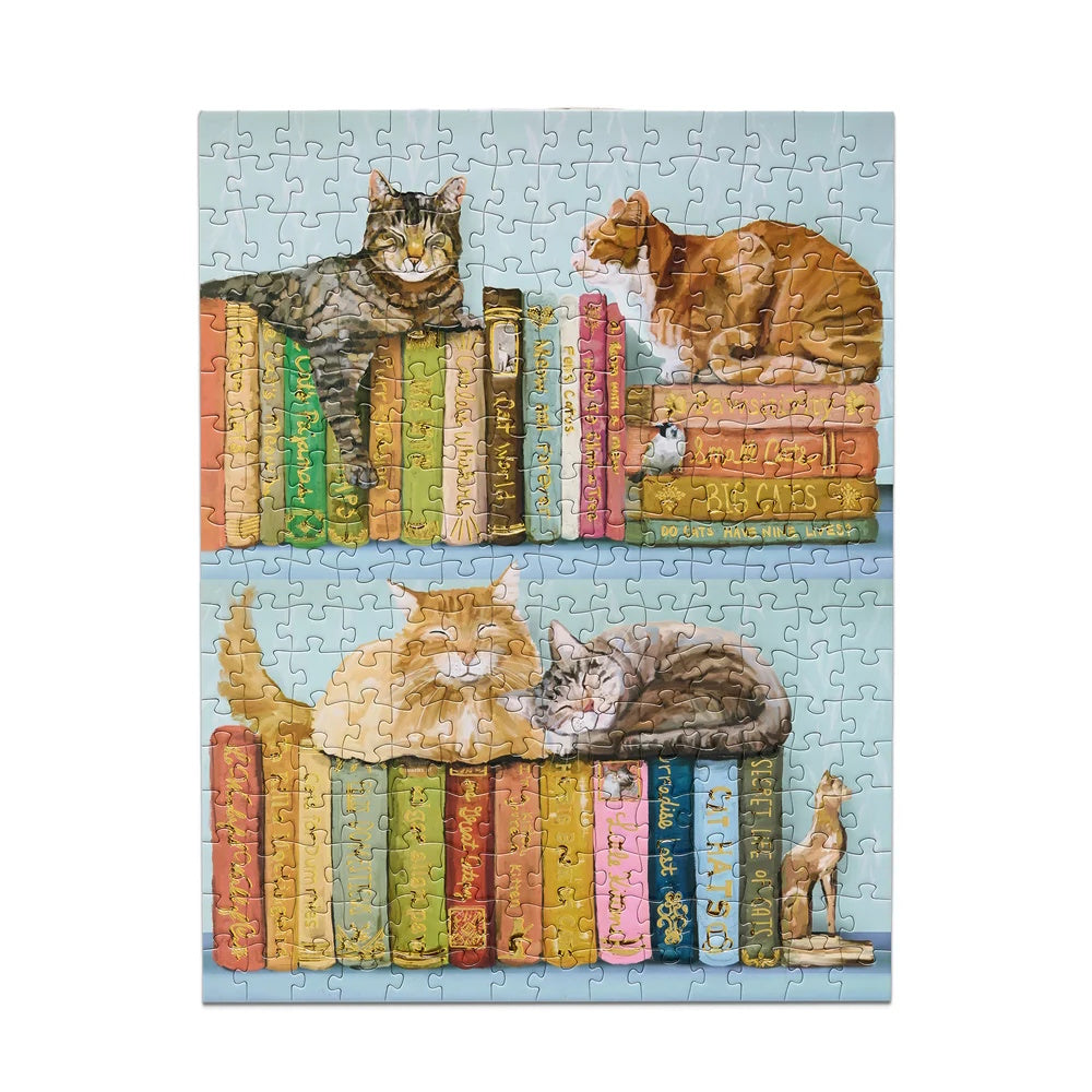 WerkShoppe 3 x 250 Piece Puzzles - Cats on Books