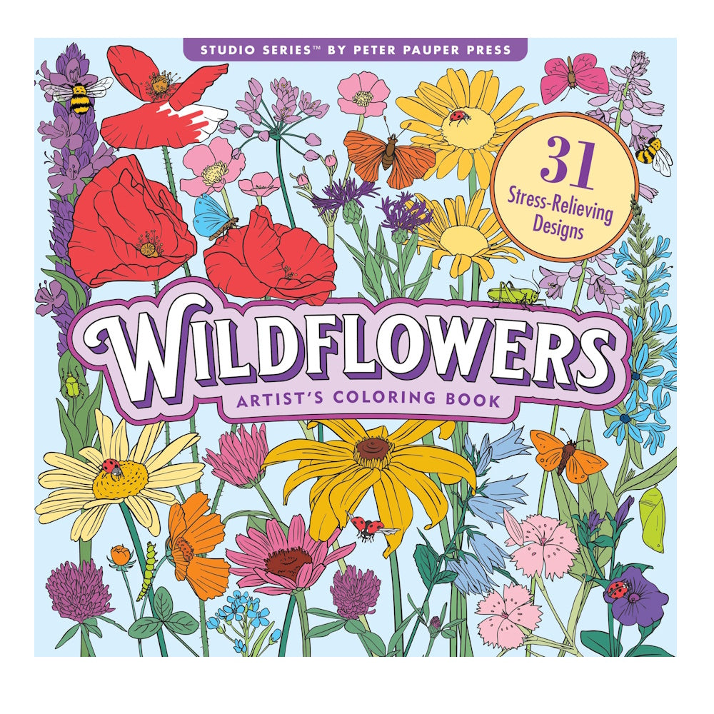 Wildflower Artist's Colouring Book