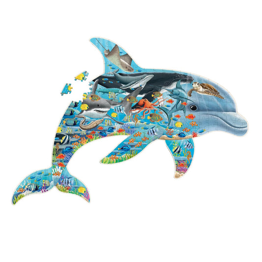 Wildlife World 200 Piece Shaped Puzzle - Sea Life